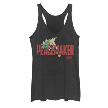 Юниорская майка с логотипом The Suicide Squad Peacemaker Hatchet Licensed Character