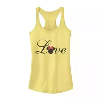 Юниорская майка с рисунком «Микки и друзья Минни Лав» Disney's Mickey And Friends с рисунком Racerback Disney