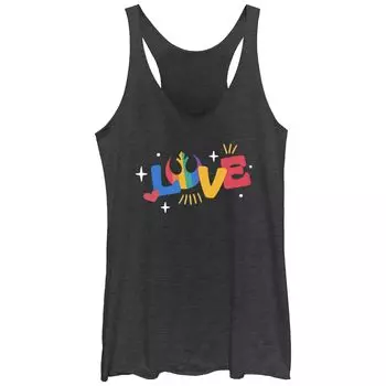Юниорская майка с рисунком Racerback Tri-Blend Star Wars Pride Rebel Love Licensed Character
