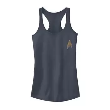 Юниорская майка с золотым командным значком Star Trek Licensed Character