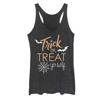Юниорская майка Trick Or Treat Yo Self для Хэллоуина