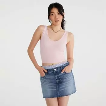 Юниорская одежда 3 способа бесшовной укороченной майки-трансформера Aeropostale, цвет fairytale