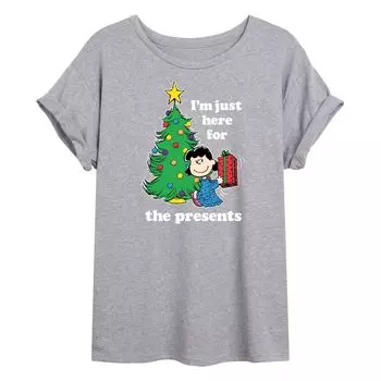 Юниорская Peanuts Lucy представляет футболку с струящимся рисунком Licensed Character