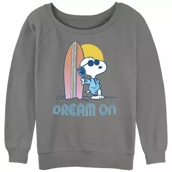 Юниорская Peanuts Surf Dream в махровом пуловере с напуском Licensed Character