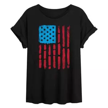Юниорская струящаяся футболка с флагом США Licensed Character
