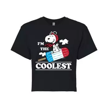 Юниорская укороченная футболка Peanuts Im The Coolest с рисунком Licensed Character