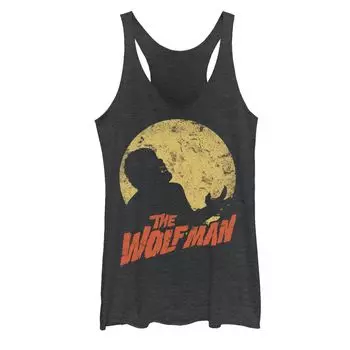 Юниорская универсальная майка Monsters The Wolfman Moonlit Silhouette с графическим рисунком Licensed Character