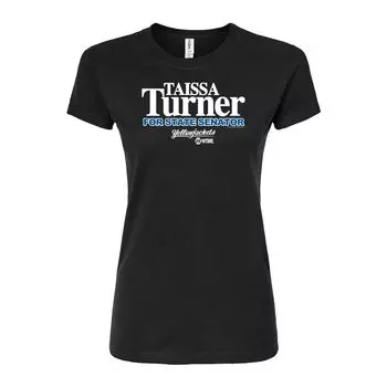 Юниорская желтая футболка Taissa Turner с графическим рисунком Licensed Character, черный