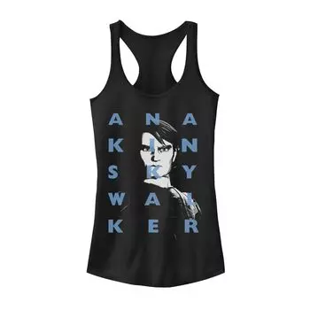 Юниорская «Звездные войны: Войны клонов» Анакин Скайуокер Наложение текста Графический бак Star Wars