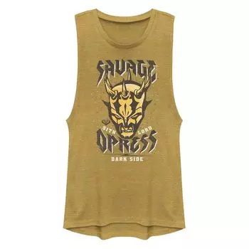 Юниорская «Звездные войны: Войны клонов» Savage Opress Dark Side Muscle Graphic Tank Licensed Character