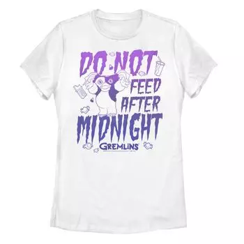 Юниорские гремлины не кормятся после полуночи. Футболка с градиентом Licensed Character