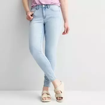 Юниорские облегающие леггинсы с низкой посадкой So, цвет clean light