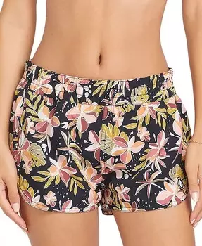 Юниорские шорты для плавания Fronds Forever с принтом Volcom, мультиколор