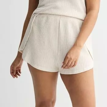 Юниорские высокие шорты с вафельной резинкой Dolphin So, цвет oatmeal heather