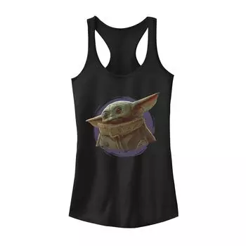 Юниорские «Звездные войны» Мандалорец Ребенок Фиолетовый дымовой танк Star Wars, черный