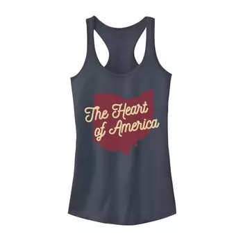 Юниорский бак Fifth Sun The Heart Of America State Graphic Tank