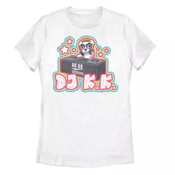 Юниорский диджей Animal Crossing К.К. Футболка с графическим рисунком Licensed Character