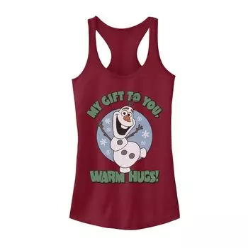 Юниорский Disney Frozen Olaf Мой подарок тебе Теплые объятия Портретная майка Licensed Character