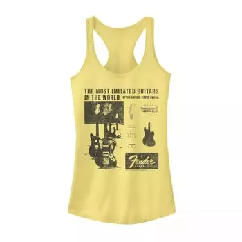Юниорский Fender Самые имитируемые гитары в мире Графический танк Licensed Character