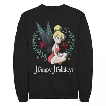 Юниорский флисовый джемпер Tinkerbell Happy Holidays с круглым вырезом Licensed Character