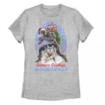 Юниорский G.I. Футболка Joe Christmas Snake Eyes Season's Greetings с графическим рисунком Licensed Character