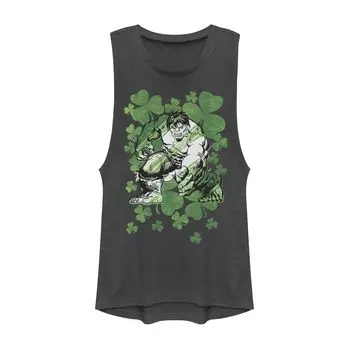Юниорский Marvel Hulk Shamrocks Vintage Muscle Святого Патрика Licensed Character