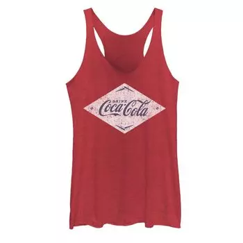 Юниорский напиток Coca-Cola Diamond Badge Напиток Coca Cola Racerback Tank Licensed Character