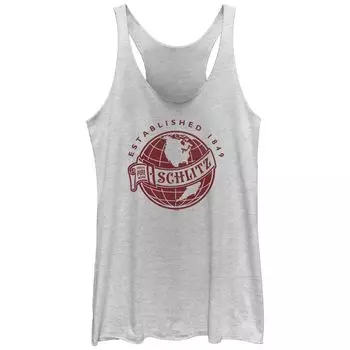 Юниорский Pabst Schlitz Globe Est. Майка 1849 Tri-Blend Racerback с графическим рисунком Licensed Character