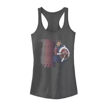Юниорский постер Marvel «Что если бы капитан Картер» Майка Racerback Licensed Character
