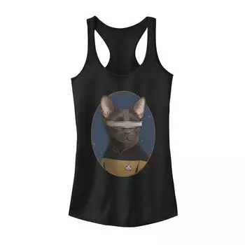 Юниорский танк Star Trek LaForge Cat Formation Tank Licensed Character, черный