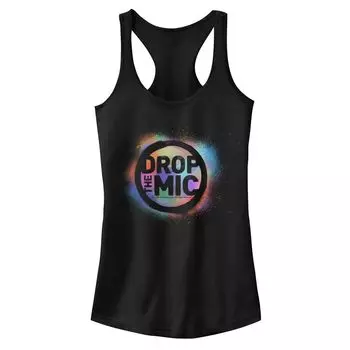 Юниорское шоу The Late Late Show Джеймс Корден Drop The Mic Logo Tank Racerback Tank Licensed Character