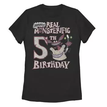 Юниоры ААААА!!! Футболка с групповым портретом на 5-летие Real Monsterific Licensed Character