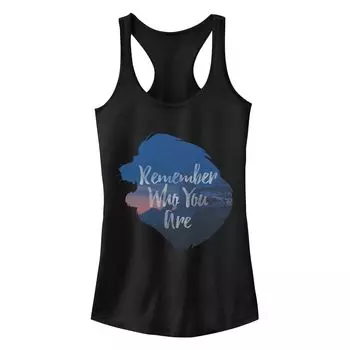 Юниоры Disney The Lion King Цитата Силуэт Идеальный Racerback Tank Licensed Character