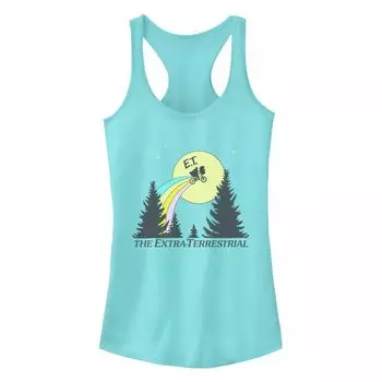 Юниоры E.T. Майка Extra-Terrestrial Rainbow Racerback Licensed Character