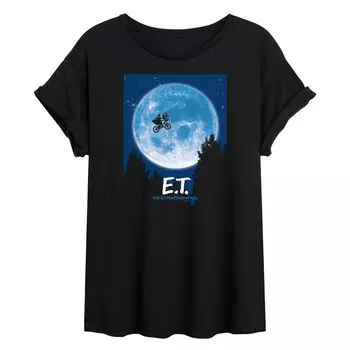 Юниоры E.T. Объемная футболка с рисунком Moon Poster Licensed Character