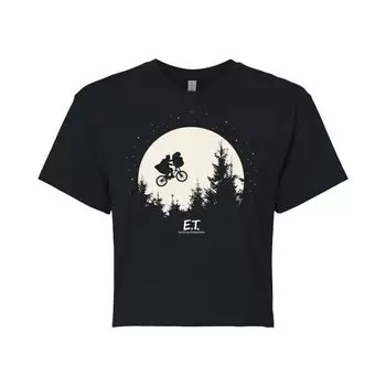 Юниоры E.T. Укороченная футболка с рисунком Bike Moon Licensed Character