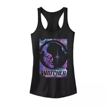 Юниоры Marvel What If Watcher Галактический Плакат Racerback Tank Licensed Character