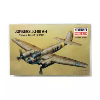Юнкерс Ю-88 А-4, WWII Aircraft - 1:144 Scale (Minicraft)