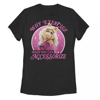 Юношеская футболка Muppets Miss Piggy с графическим рисунком и аксессуарами Licensed Character