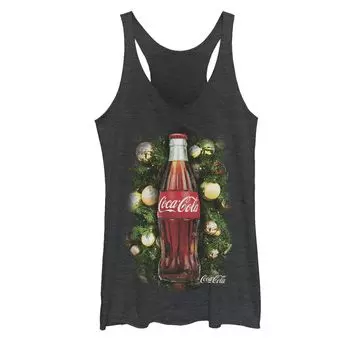 Юношеская праздничная рождественская бутылка Coca-Cola с графическим орнаментом на баке Licensed Character