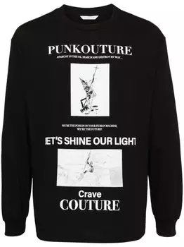 JUNTAE KIM футболка Punkcouture, черный