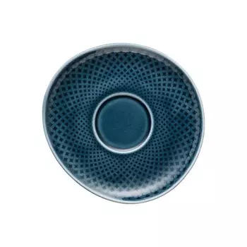 Junto Ocean Blue - Фарфоровое блюдце для эспрессо 11 см Rosenthal, синий