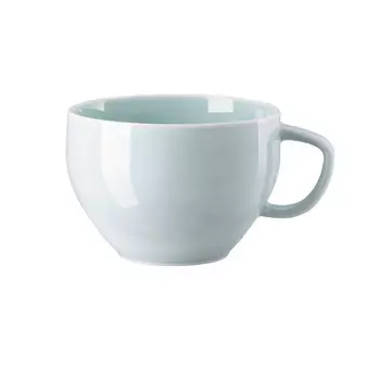 Junto Opal Green - Фарфоровая чашка Cafe au Lait 0,40 л Rosenthal, зеленый