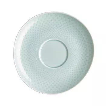 Junto Opal Green - Фарфоровое блюдце Cafe au Lait 18 см Rosenthal, зеленый