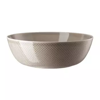 Junto Pearl Grey - Фарфоровая миска 33 см / 5,50 л Rosenthal, серый