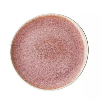 Junto Rose Quartz - тарелка керамическая плоская 27 см Rosenthal, розовый