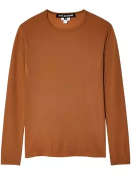 Junya Watanabe футболка с длинными рукавами, коричневый