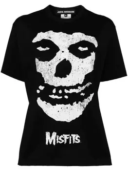 Junya Watanabe футболка с принтом, черный