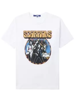 Junya Watanabe MAN футболка с графичным принтом, белый