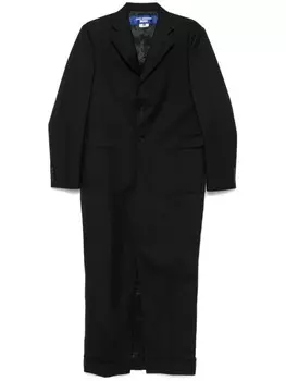 Junya Watanabe MAN пальто из саржевого переплетения, черный